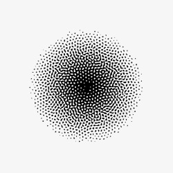 几何抽象黑白纹理条纹LOGO图标水印装饰PS设计8素材