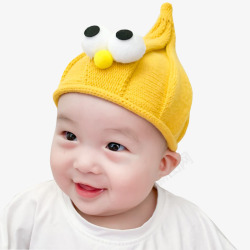 婴儿帽子秋冬季宝宝针织帽可爱超萌小孩潮男女儿童20素材