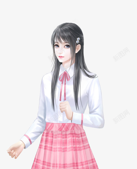 少女1png免抠素材_新图网 https://ixintu.com 少女