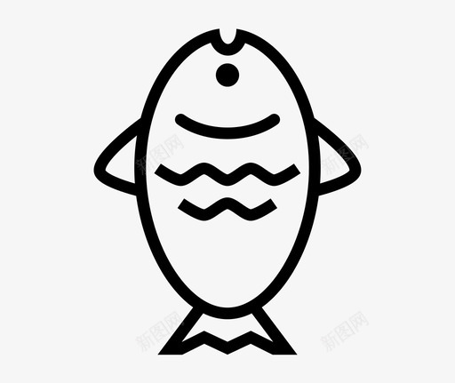 冻品鱼01svg_新图网 https://ixintu.com 冻品