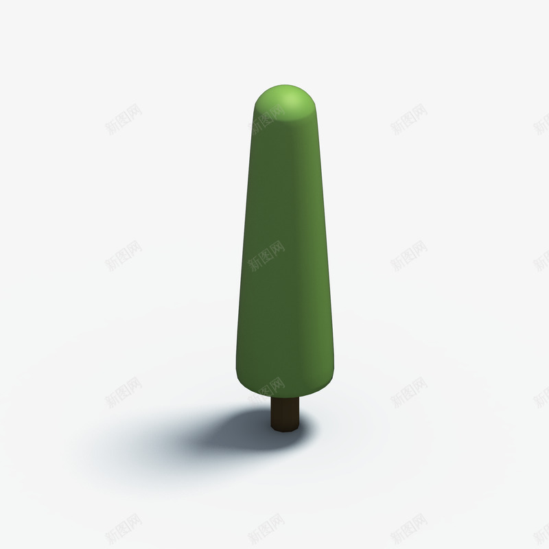 C4D树木与植物3D立体模型png免抠素材_新图网 https://ixintu.com 树木 植物 立体 模型