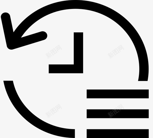 历史操作列表svg_新图网 https://ixintu.com 历史 操作 列表