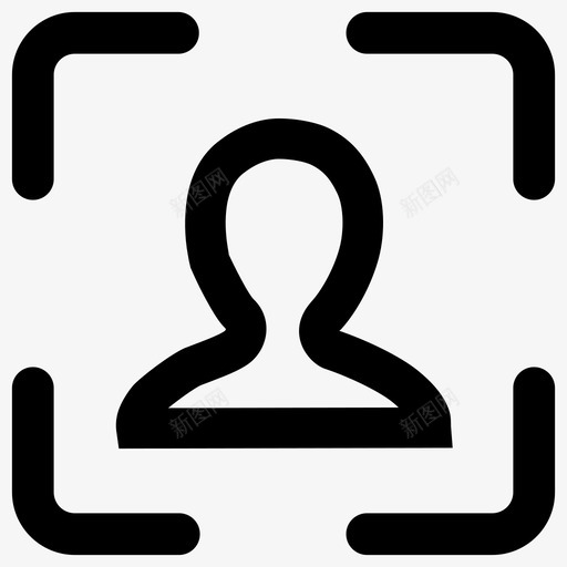 人像识别svg_新图网 https://ixintu.com 人像 识别