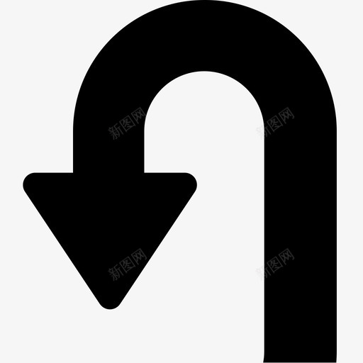 向后拐弯svg_新图网 https://ixintu.com 向后 拐弯