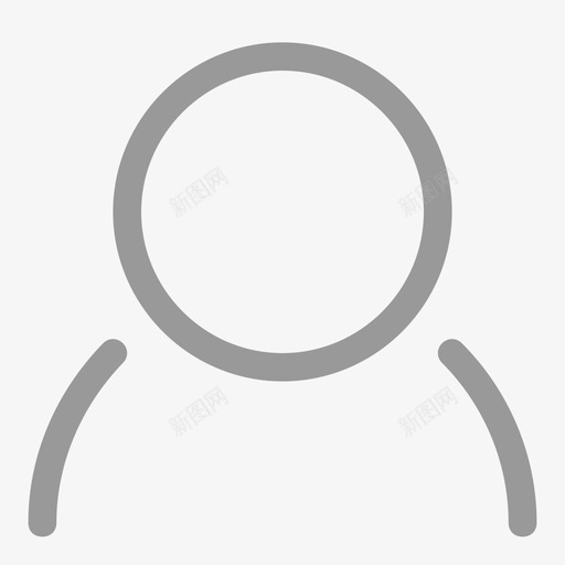 模版一个人中心未选中svg_新图网 https://ixintu.com 模版 一个人 中心 选中