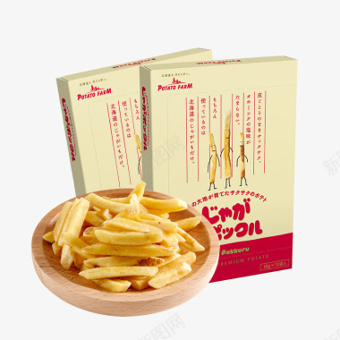 北海道薯条三兄弟180g2盒卡乐比日本进口网红膨化图标
