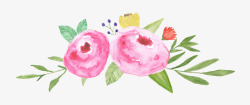 唯美清新花卉LOGO图标水印字母装饰AI矢量印刷图素材