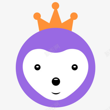 简约刺猬logo图标