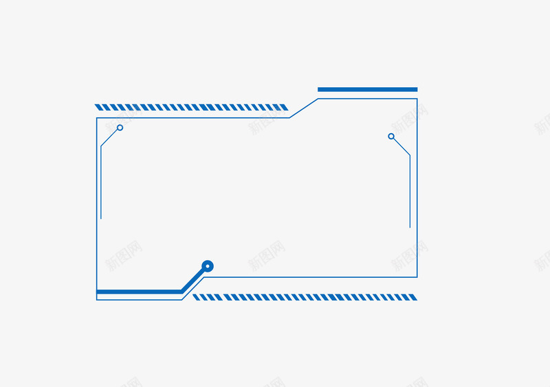 未来科技人工智能不规则边框设计png免抠素材_新图网 https://ixintu.com 未来 科技 人工智能 不规则 边框 设计