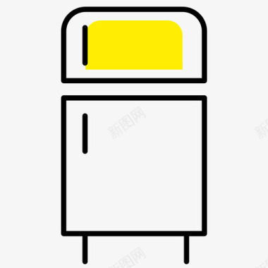 厨房厨具kitchen冰箱refrig图标