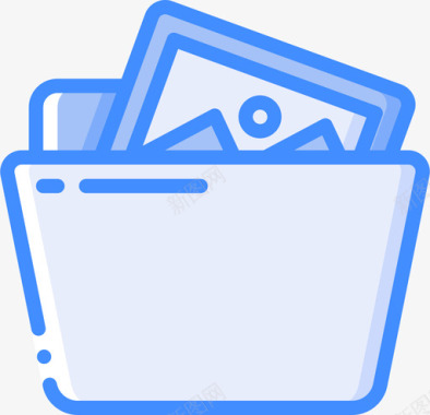 图像文件和文件夹操作4蓝色图标