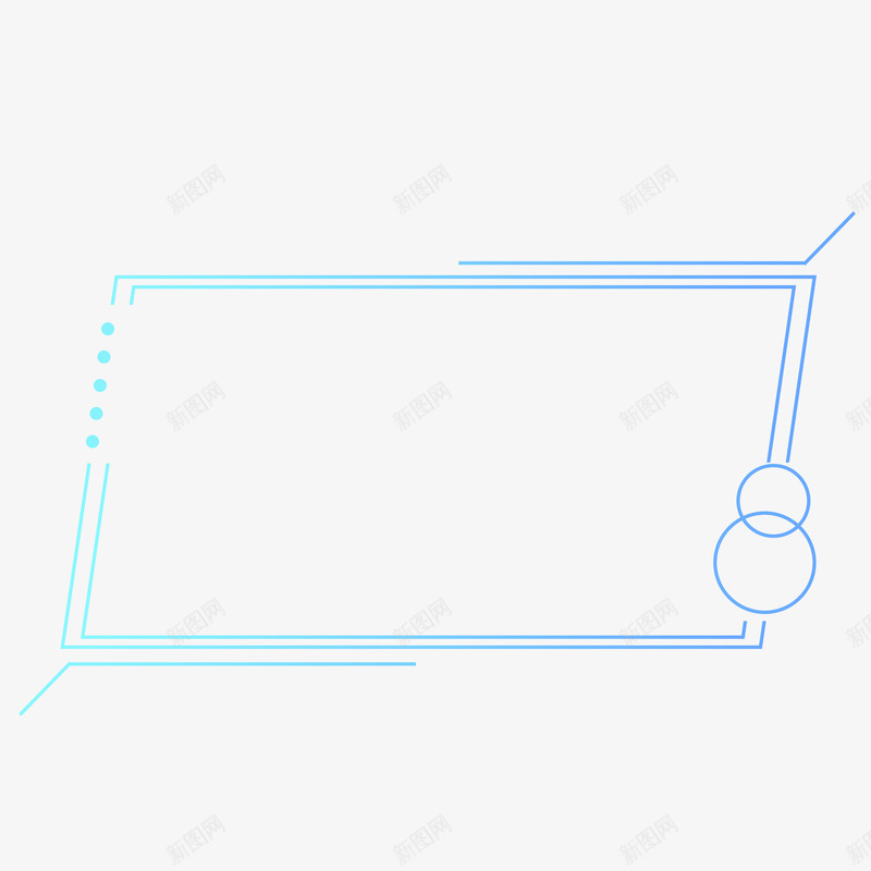 科技酷炫竞技边框png免抠素材_新图网 https://ixintu.com 科技 酷炫 竞技 边框