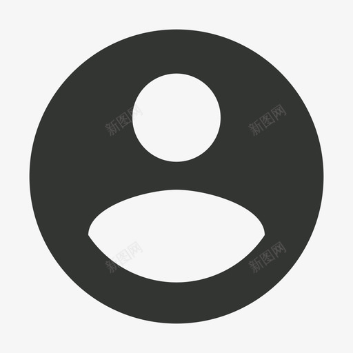 24px个人资料svg_新图网 https://ixintu.com 个人资料 填充