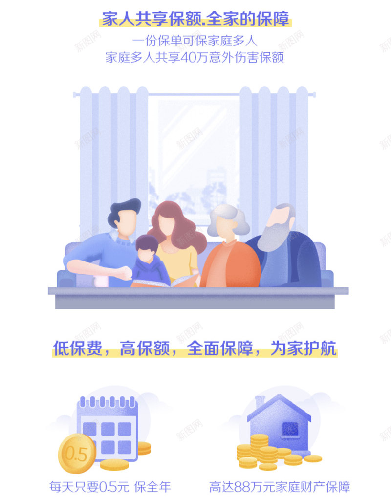 保险产品页众安UIpng免抠素材_新图网 https://ixintu.com 保险 产品 页众