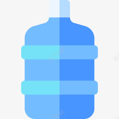 饮水机塑料制品5扁平图标