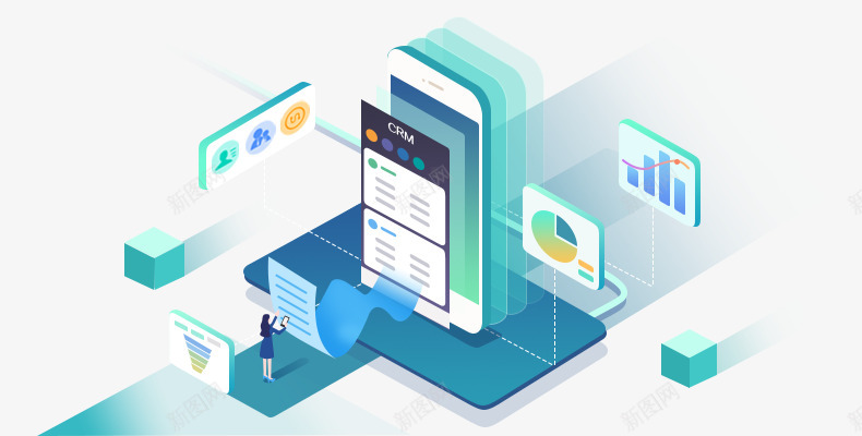 客户管理系统CRM客户关系管理软件CRM销售管理系png免抠素材_新图网 https://ixintu.com 客户 管理系统 客户关系 管理软件 销售 销售管理 管理系