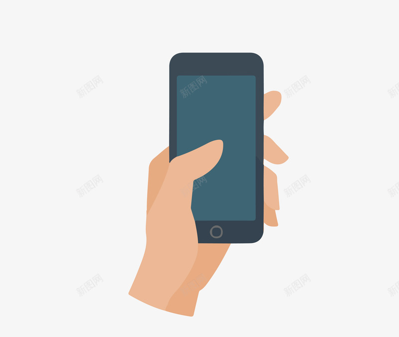 手拿手机矢量图3696x3126png免抠素材_新图网 https://ixintu.com 手拿 手机 矢量图