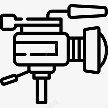摄像机电影工业32线性图标
