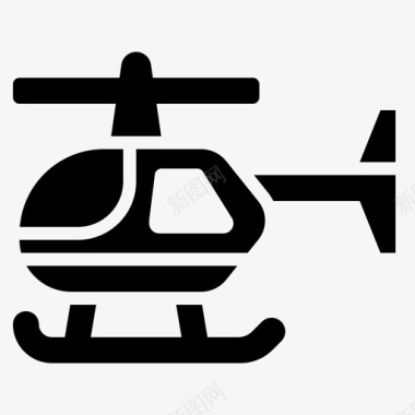直升机警察局6号雕文图标