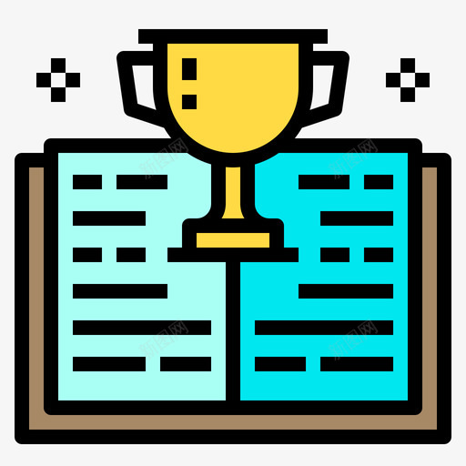奖教育330线颜色svg_新图网 https://ixintu.com 教育 颜色