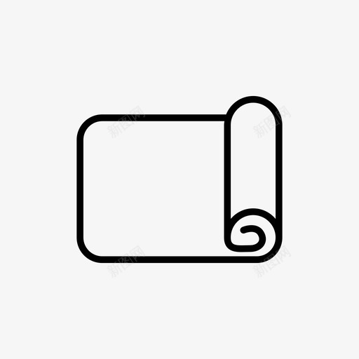 瑜伽垫运动健身svg_新图网 https://ixintu.com 瑜伽 运动 健身 毛巾 系列 款式