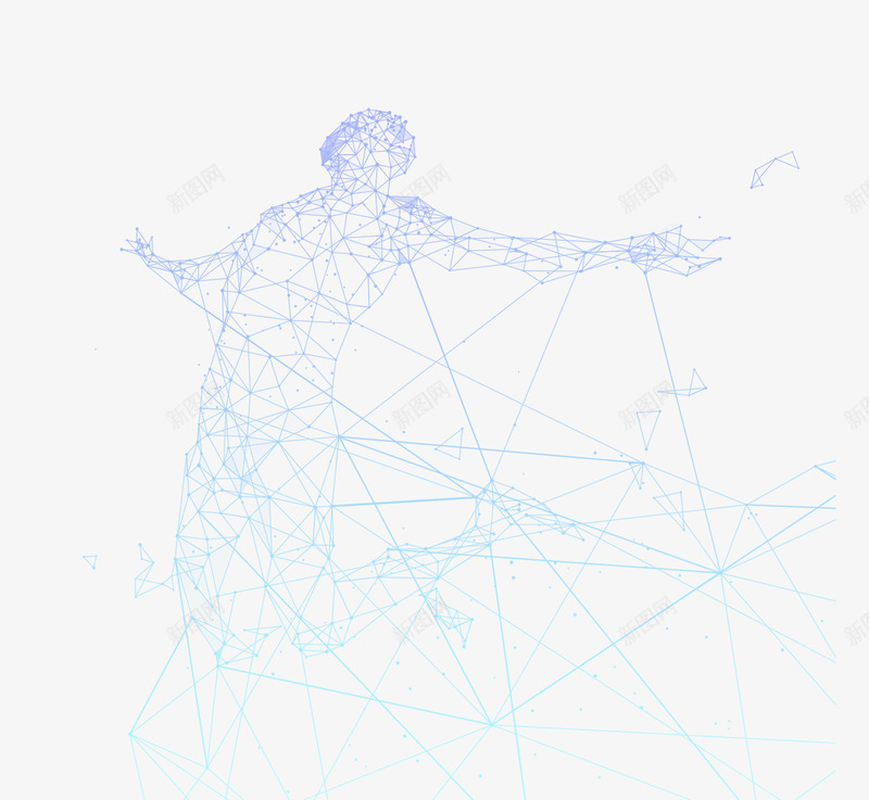 10科技线条人物奔跑简图png免抠素材_新图网 https://ixintu.com 科技 线条 人物 奔跑 简图