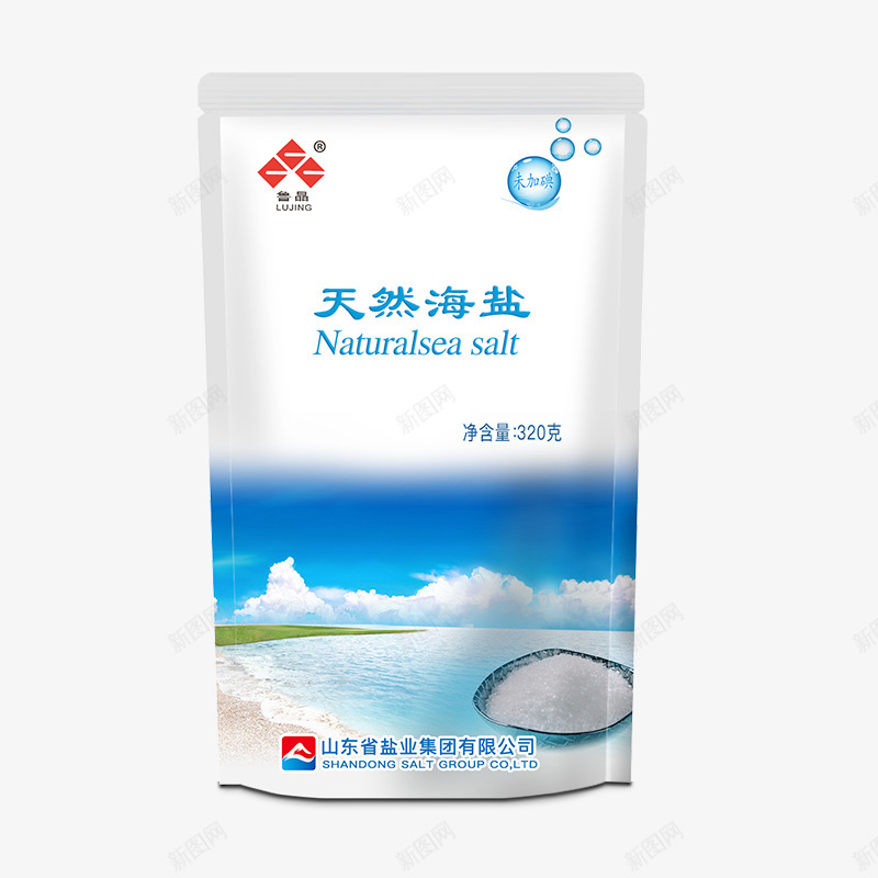 鲁晶天然海盐320g家用无碘盐不含碘盐食用盐巴未加png_新图网 https://ixintu.com 天然 海盐 家用 无碘 不含 碘盐 食用 盐巴 未加