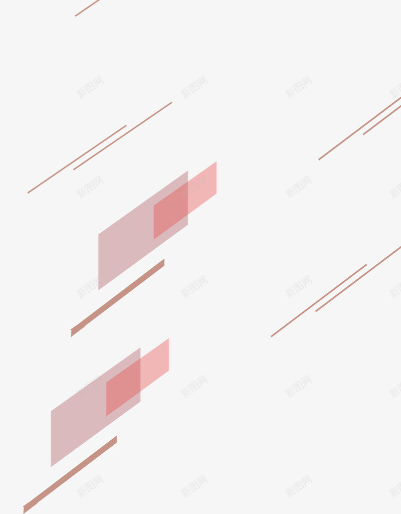 几何图形设计漂浮png免抠素材_新图网 https://ixintu.com 漂浮 红色 长方形 条形 斜线条 手绘 几何 图形 设计 