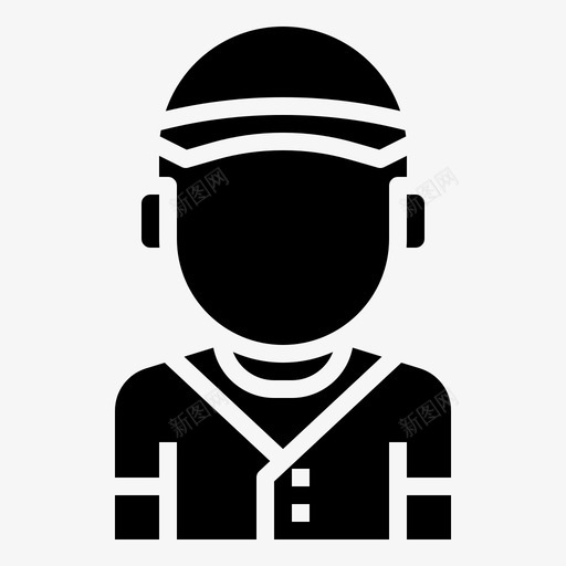 玩家头像棒球运动员svg_新图网 https://ixintu.com 棒球 玩家 头像 棒球运动 运动员 男孩 体育 用户 字形