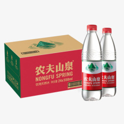 饮用天然农夫山泉饮用天然水550ml24瓶箱新老效期随机发高清图片