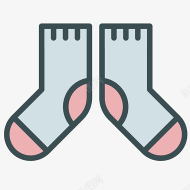 育儿婴儿baby袜子socks图标