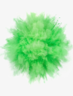 绿色喷溅粉末素材