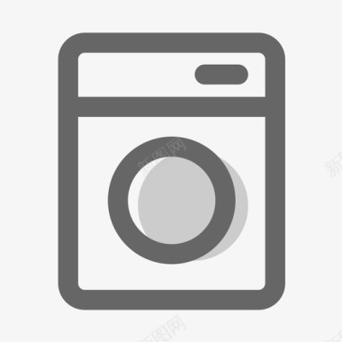 优品家居线面洗衣机图标