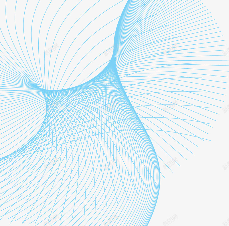 矢量蓝色科技线条底纹png免抠素材_新图网 https://ixintu.com 矢量 蓝色 科技 线条 底纹