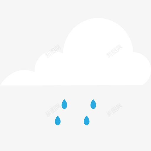 中雨01svg_新图网 https://ixintu.com 中雨