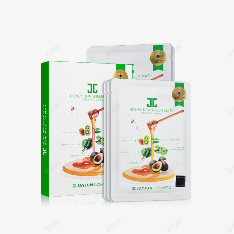 JAYJUN捷俊绿蔬蜂蜜面膜25ml5片韩国补水保png_新图网 https://ixintu.com 捷俊 绿蔬 蜂蜜 面膜 膜片 韩国 补水 水保