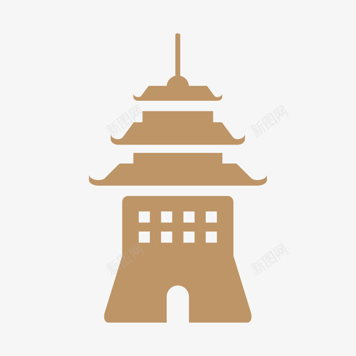 庙svg_新图网 https://ixintu.com 扁平