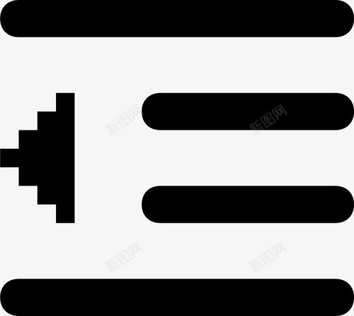 收缩按钮opensvg_新图网 https://ixintu.com 收缩 按钮