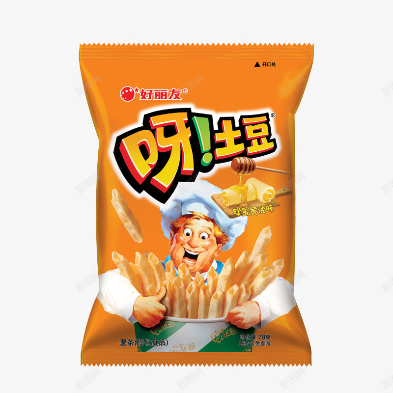 好丽友呀土豆薯条蜂蜜黄油味png免抠素材_新图网 https://ixintu.com 好丽 友呀 土豆 薯条 蜂蜜 黄油