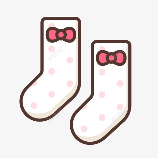 袜子sockssvg_新图网 https://ixintu.com 袜子