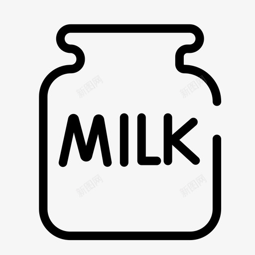 牛乳制品svg_新图网 https://ixintu.com 牛乳 乳制品 图标