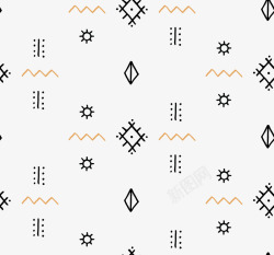 摩洛哥柏柏尔人文化图案AI矢量无缝纹理11素材