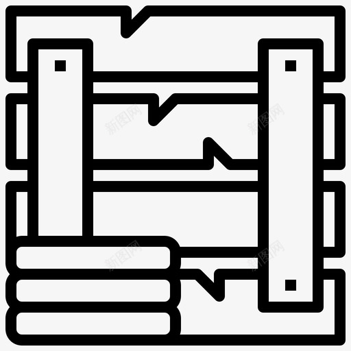 围墙建筑和城市花园svg_新图网 https://ixintu.com 围墙 建筑 城市 花园 尖桩 栅栏 院子 麻袋 轮廓