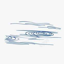 中国古风传统纹样祥云海浪透明图案AI矢量29素材
