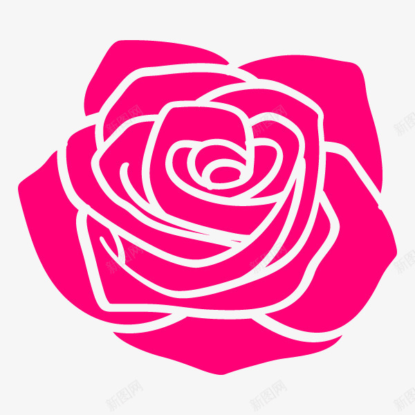 玫瑰花朵21花卉植物插图Flode插图png_新图网 https://ixintu.com 插图 玫瑰 玫瑰花 花朵 花卉 植物