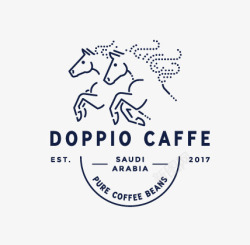 雅高优雅高贵的阿拉伯马咖啡品牌DoppioCaff视觉高清图片
