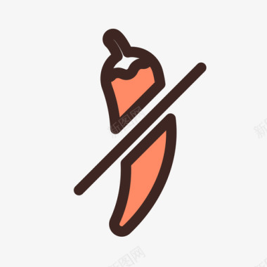辣度无辣图标