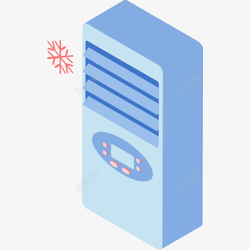 空调柜机svg_新图网 https://ixintu.com 空调 柜机