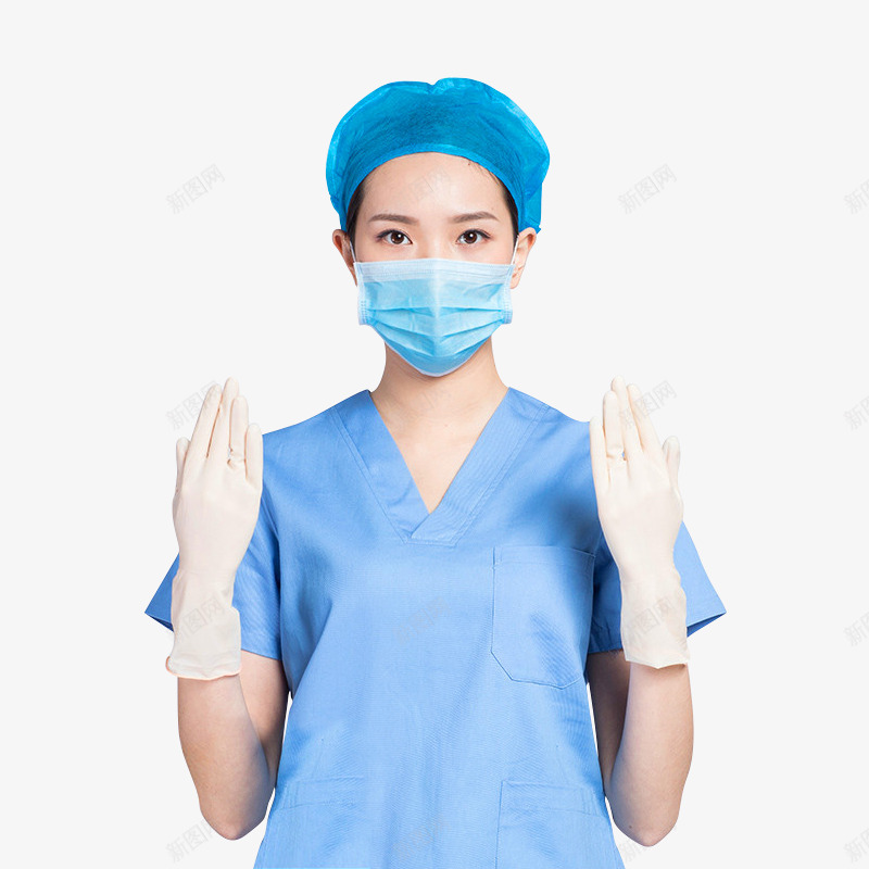 医疗防护口罩手套护士png免抠素材_新图网 https://ixintu.com 医疗 口罩 手套 护士 漂亮护士 防护