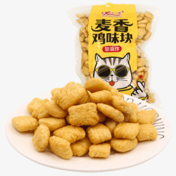 天天一族麦香鸡味块210g散装大包包邮膨化食品休闲素材